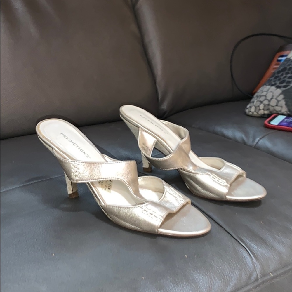Shiny Silver Heels